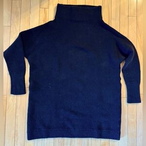 Free People Ottoman Slouchy Tunic, Black Size Medium